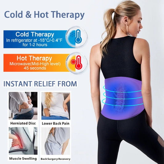 Faja Terapéutica de Gel Frescool™ – Alivio Lumbar Profesional (Frío/Calor)